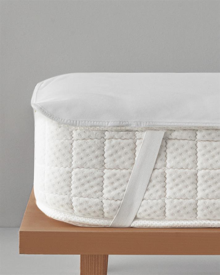 Fresh Touch Sıvı Geçirmez Çift Kişilik Yatak Koruyucu Alez 160x200 cm Beyaz