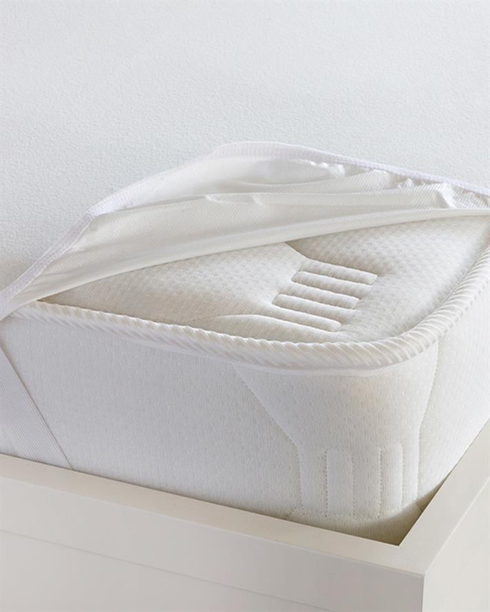 Fresh Touch Sıvı Geçirmez Tek Kişilik Yatak Koruyucu Alez 100x200 cm Beyaz