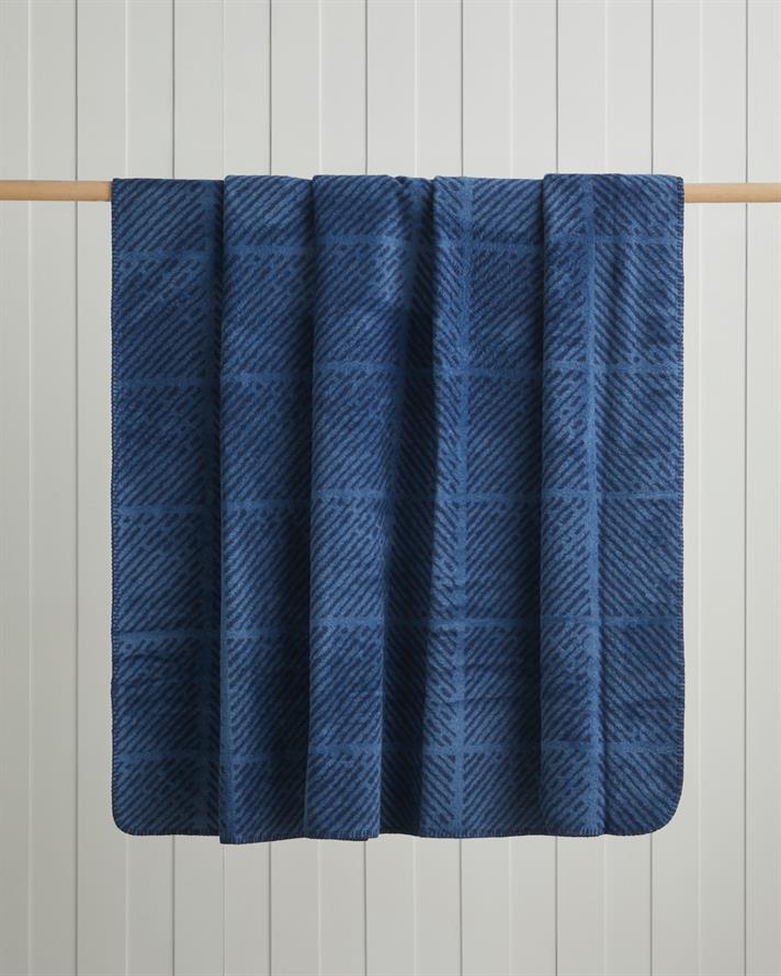 Frostline Pamuklu Tek Kişilik Battaniye 150x200 cm Lacivert