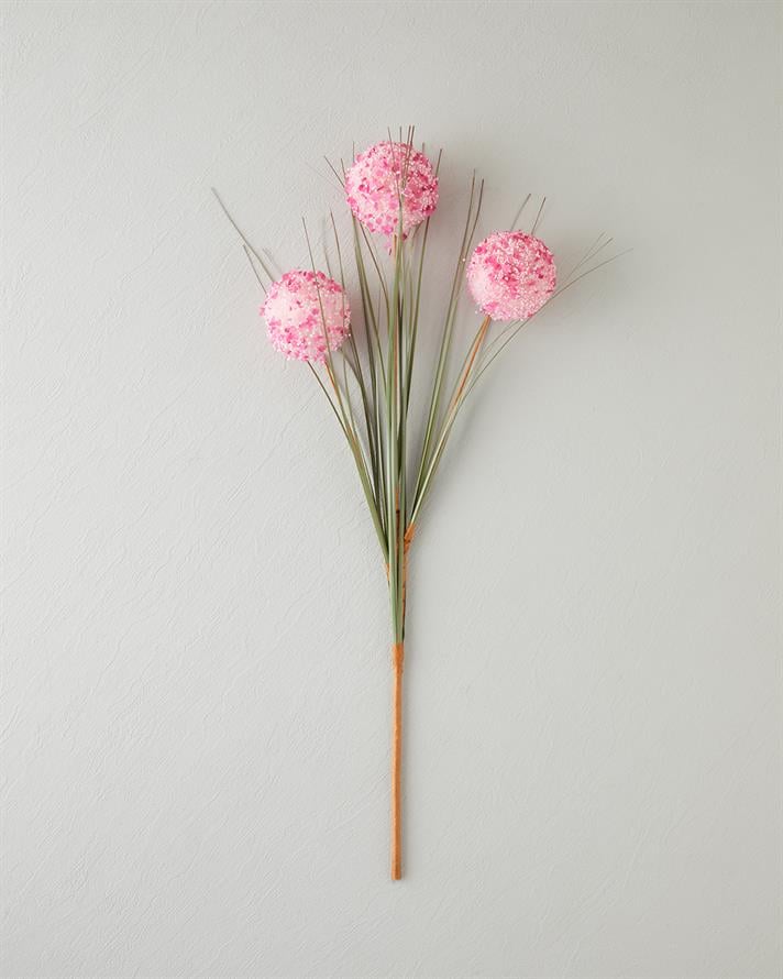 Fruit Branch Tek Dal Yapay Çiçek 63 cm Pembe