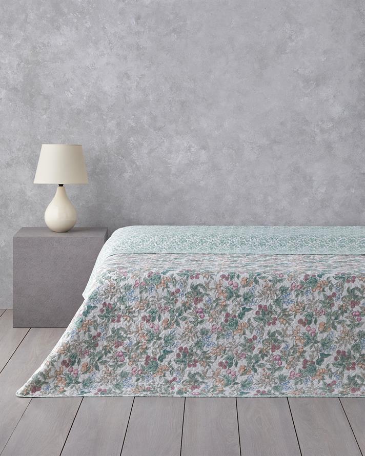 Fruit Fiesta King Size Çok Amaçlı Örtü 240x220 cm Yeşil