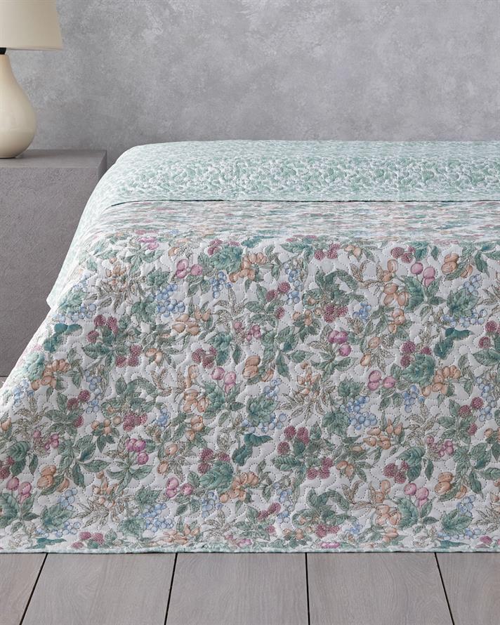 Fruit Fiesta Tek Kişilik Çok Amaçlı Örtü 160x220 cm Yeşil