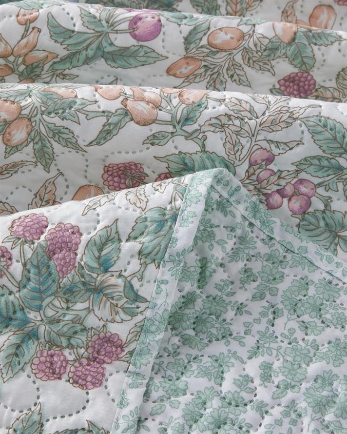 Fruit Fiesta Tek Kişilik Çok Amaçlı Örtü 160x220 cm Yeşil