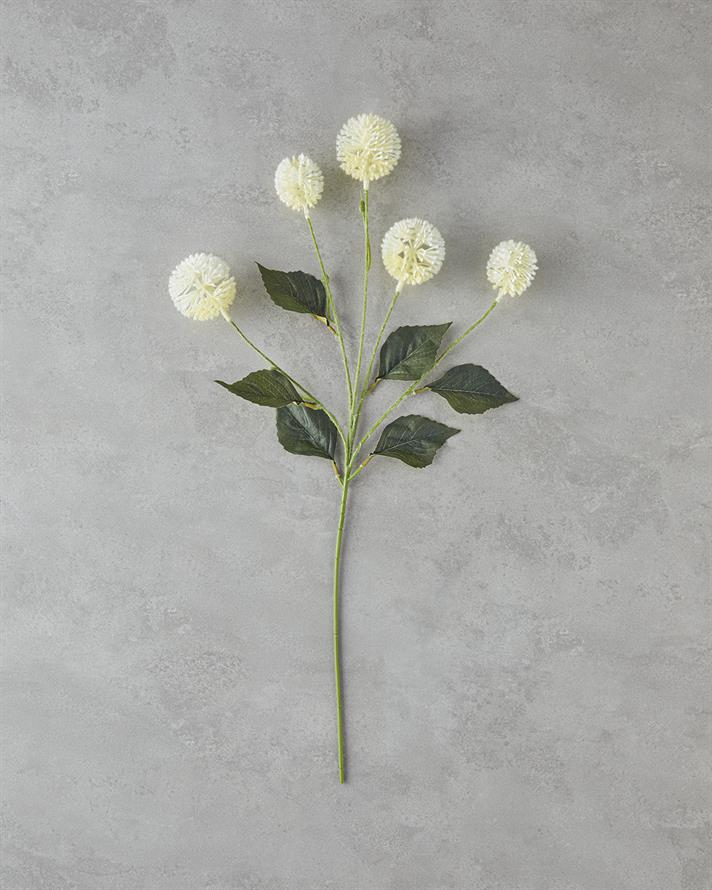 Fruit Spray Tek Dal Yapay Çiçek 73 cm Beyaz