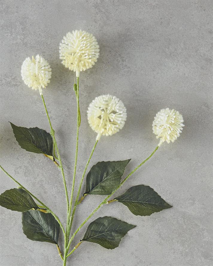 Fruit Spray Tek Dal Yapay Çiçek 73 cm Beyaz