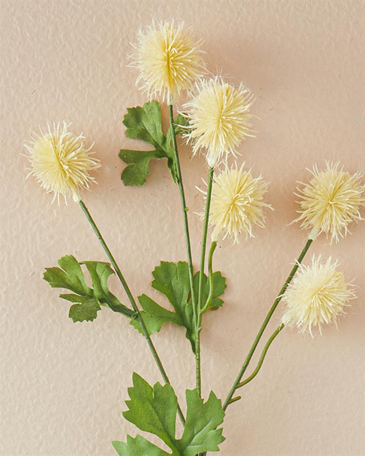 Fruity Tek Dal Yapay Çiçek Beyaz