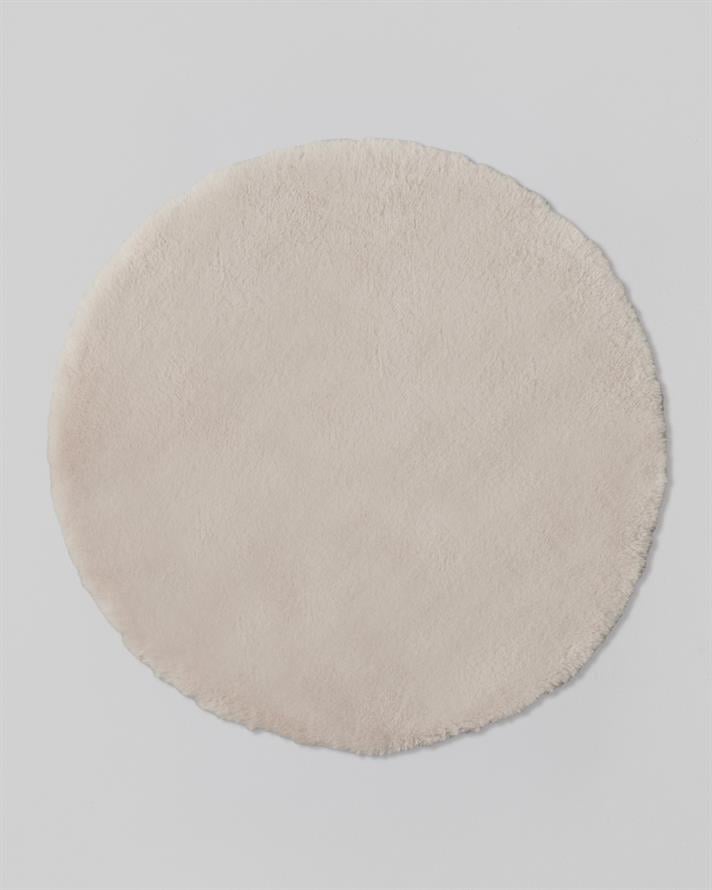 Furry Pelüş Halı Bej