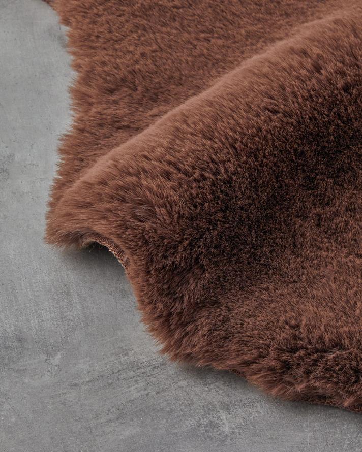 Furry Pelüş Post 80x150 cm Acı Kahve
