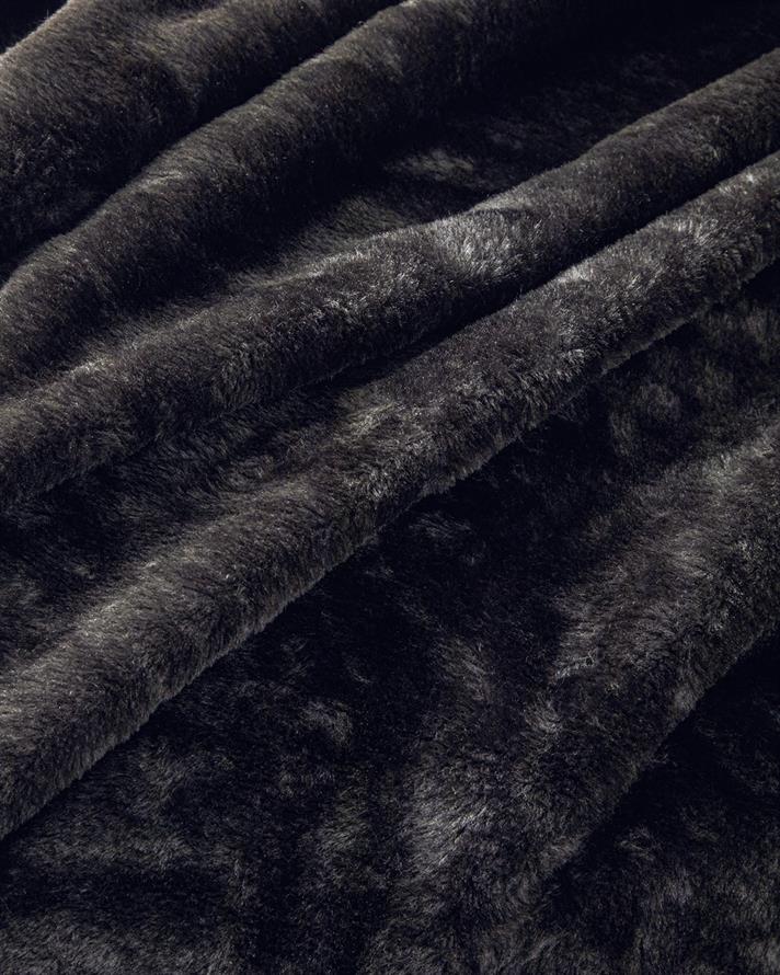 Furry Super Soft Tv Battaniyesi Antrasit