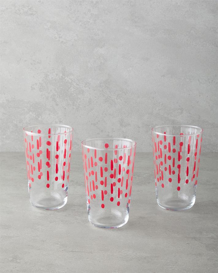 Fusion Cam 3lü Bardak 400 ml Pembe