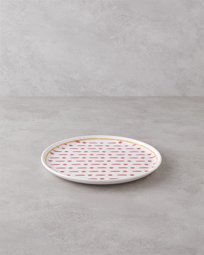 Fusion Seramik Servis Tabağı 26 cm Pembe