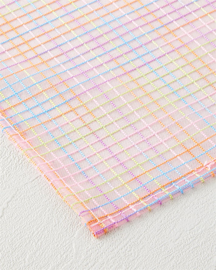 Galaxy Stripes Polyester 4lü Amerikan Servis 30x45 cm Pembe