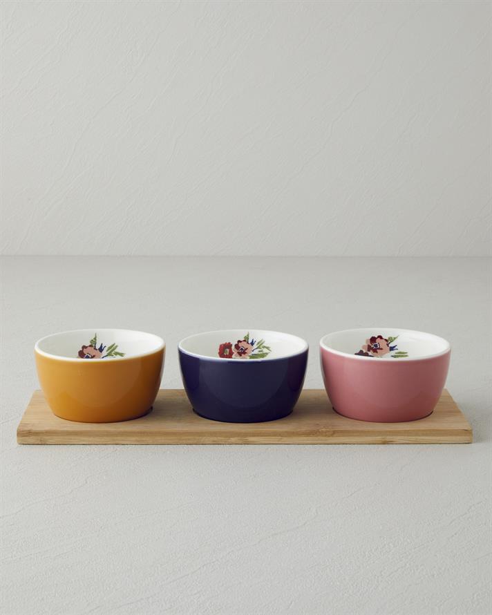 Garden Serenity Stoneware Sunumluk Renkli