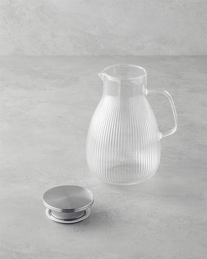 Gauze Cam Sürahi 2000 ml Şeffaf