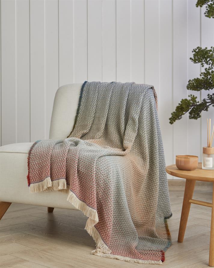 Gia Koltuk Şalı 140x170 cm Multicolor