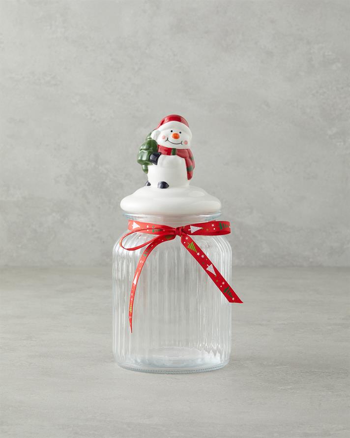 Ginger Glow Cam Kavanoz 950 ml Beyaz - Kırmızı