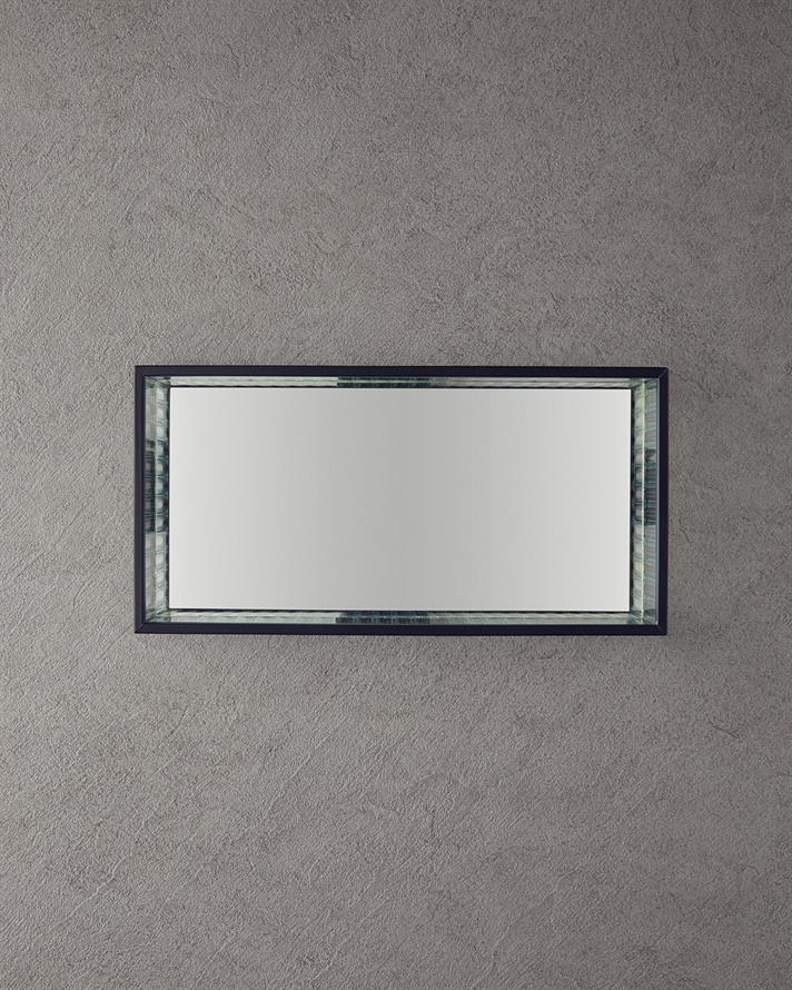 Glamour Aynalı Tepsi Siyah