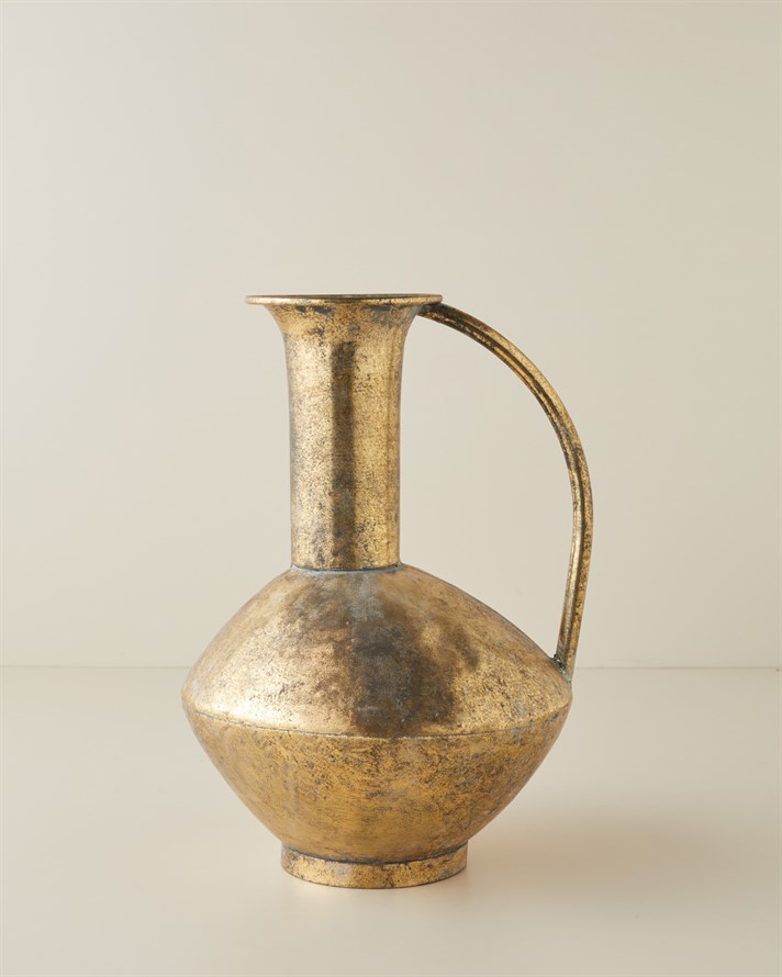 Glamour Metal Dekoratif Obje Gold