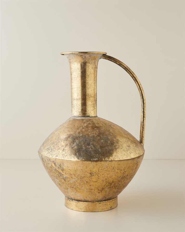 Glamour Metal Dekoratif Obje Gold