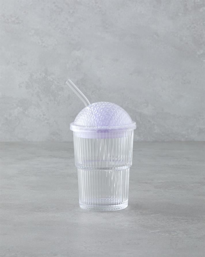 Gleam Cam Bardak 400 ml Lila