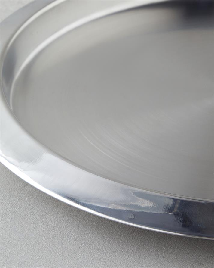 Gleam Paslanmaz Çelik Tepsi 35 cm Silver