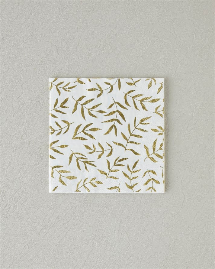 Glimmerelle Kağıt 20li Kağıt Peçete 33x33 cm Gold