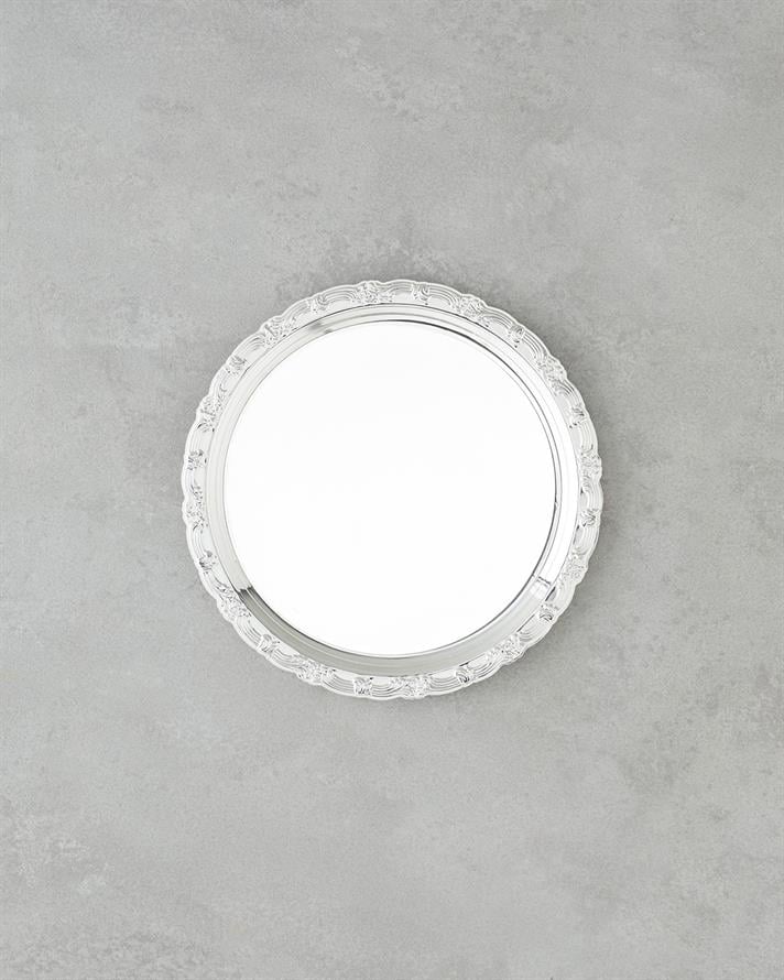 Glint Metal İkram Tepsisi 20 cm Silver