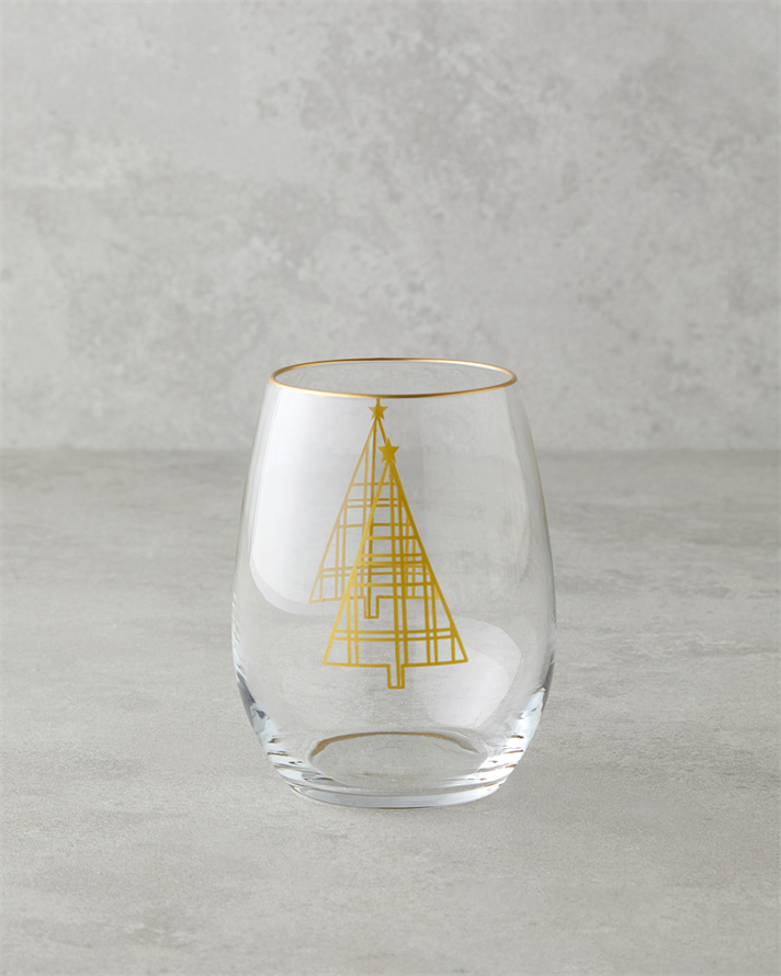 Glitter Cam 3lü Bardak 350 ml Gold