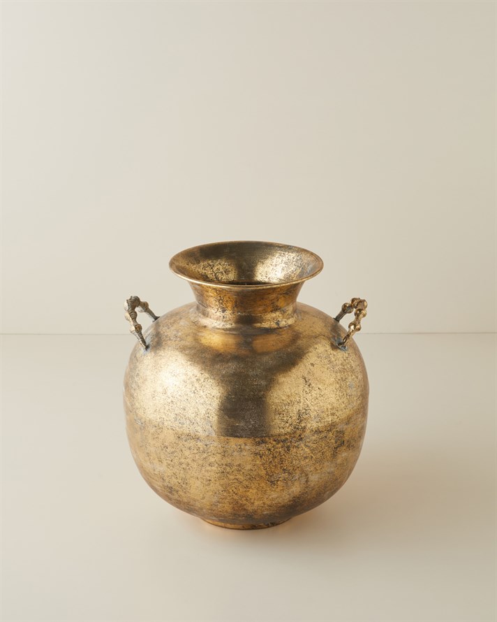 Gloria Metal Vazo 32 cm Gold