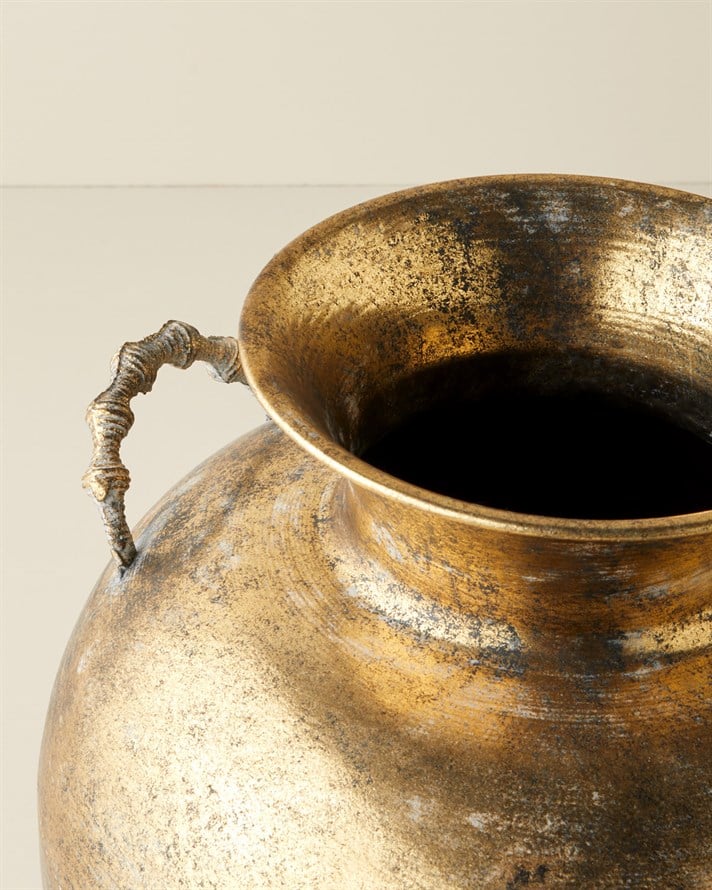 Gloria Metal Vazo 32 cm Gold