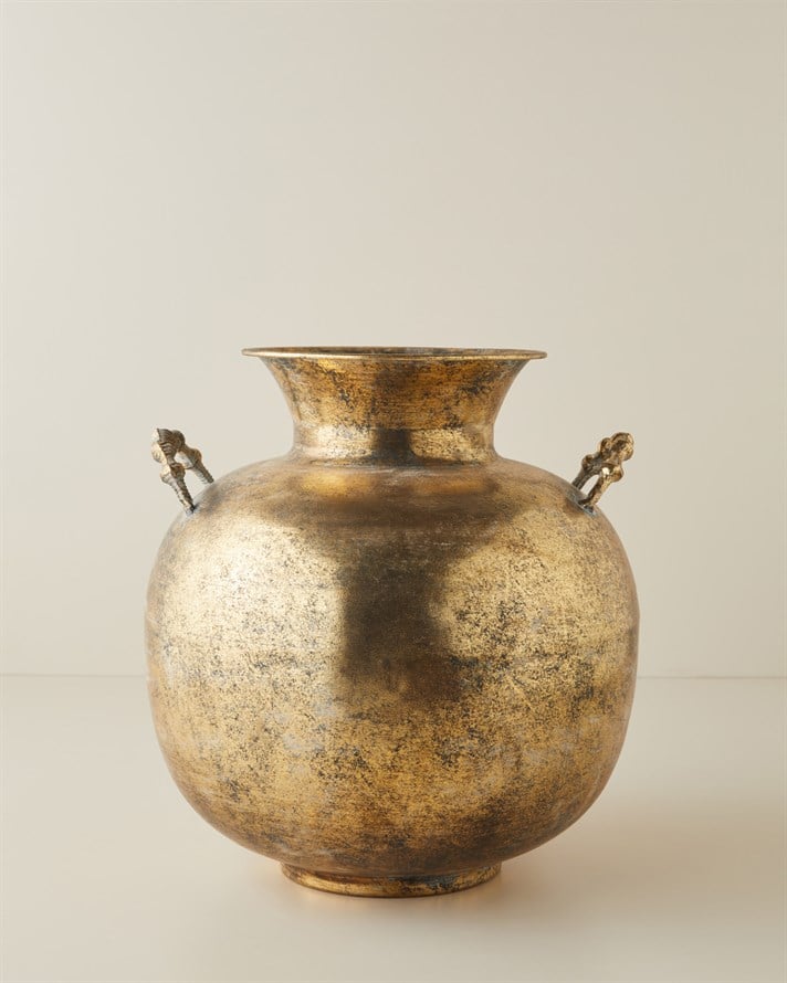Gloria Metal Vazo 32 cm Gold