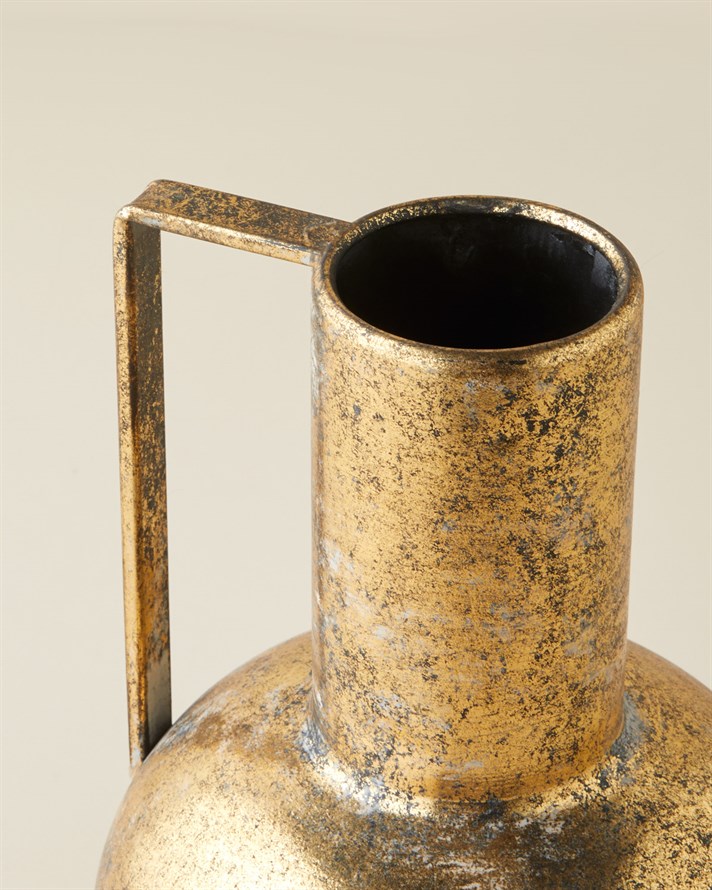 Glory Metal Vazo 29 cm Gold