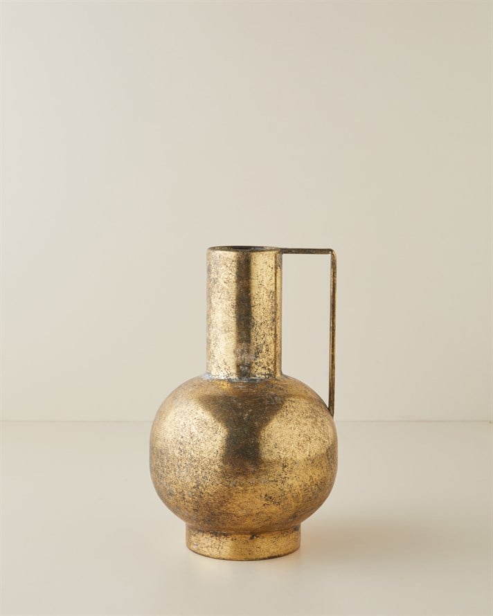 Glory Metal Vazo 29 cm Gold