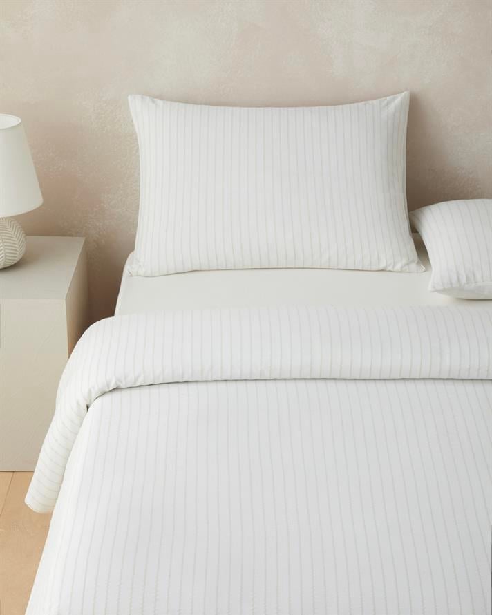 Glossline İpliği Boyalı Çift Kişilik Nevresim Takımı 200x220 cm Gold