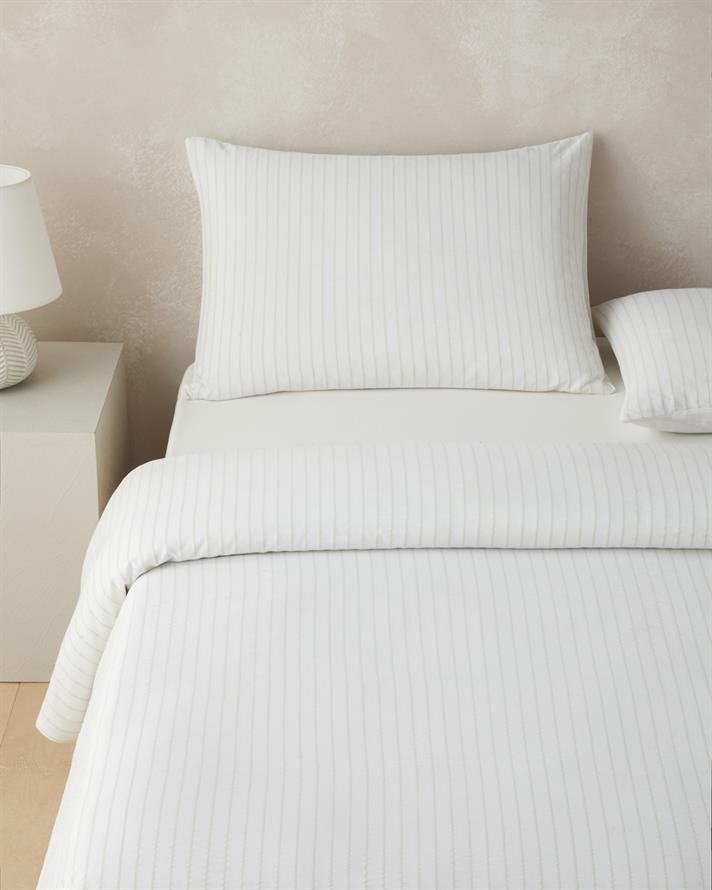 Glossline İpliği Boyalı Tek Kişilik Nevresim Takımı 160x220 cm Gold