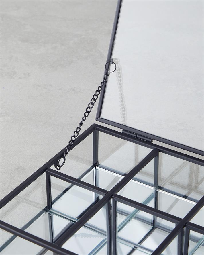 Glossy Takı Kutusu 27x8,2x5,7 cm Siyah