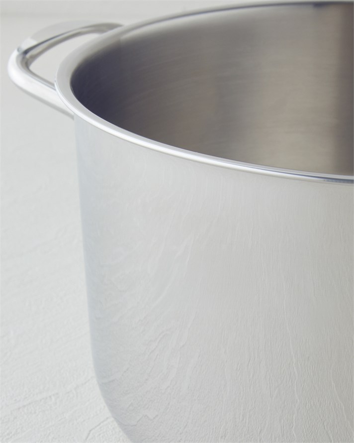 Glow Çelik Derin Tencere 24x14 cm Silver