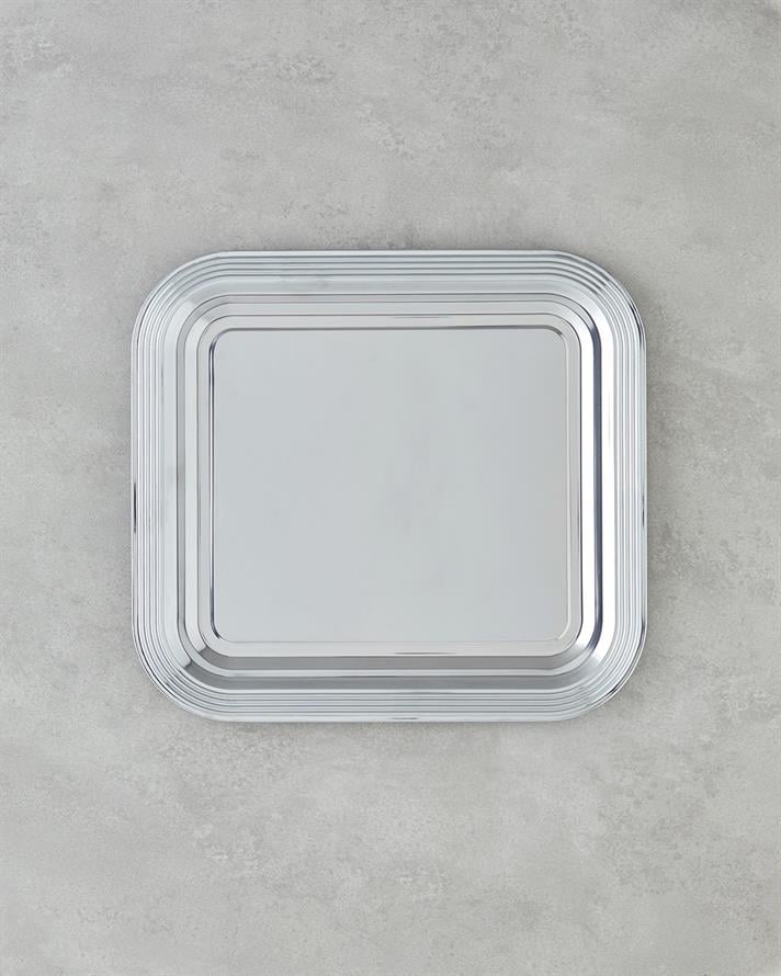 Glow Metal Tepsi Silver