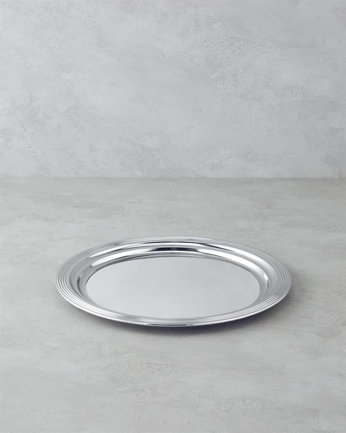 Glow Metal Tepsi Silver