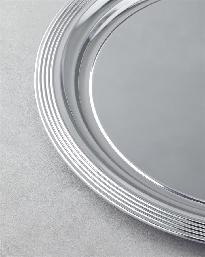 Glow Metal Tepsi Silver