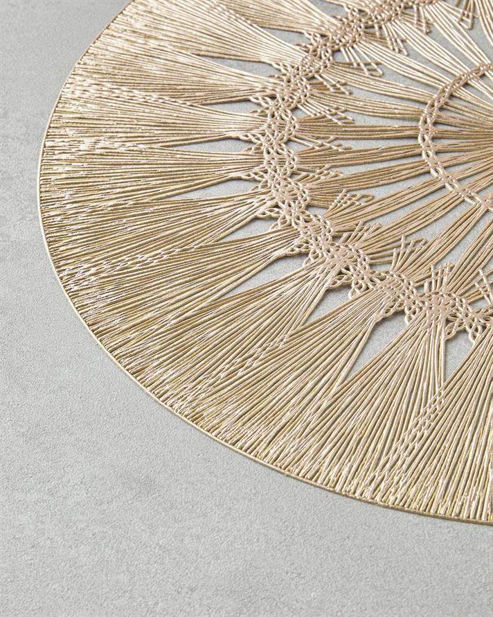 Glow Pvc 2li Amerikan Servis 38 cm Gold