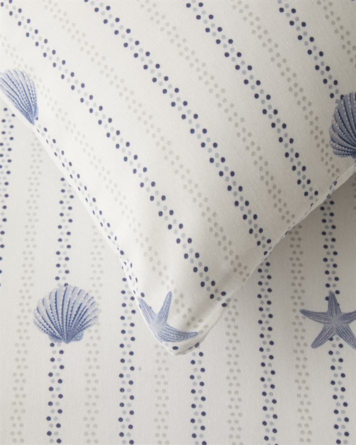 Glow Shell Kolay Ütülenir Çift Kişilik Nevresim Seti 200x220 cm Açık Mavi