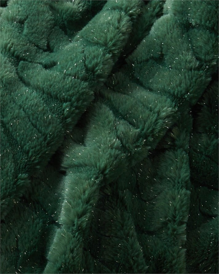 Glowy Green Koltuk Şalı 120x160 cm Yeşil