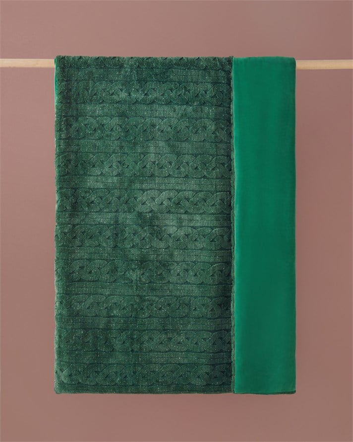 Glowy Green Koltuk Şalı 120x160 cm Yeşil