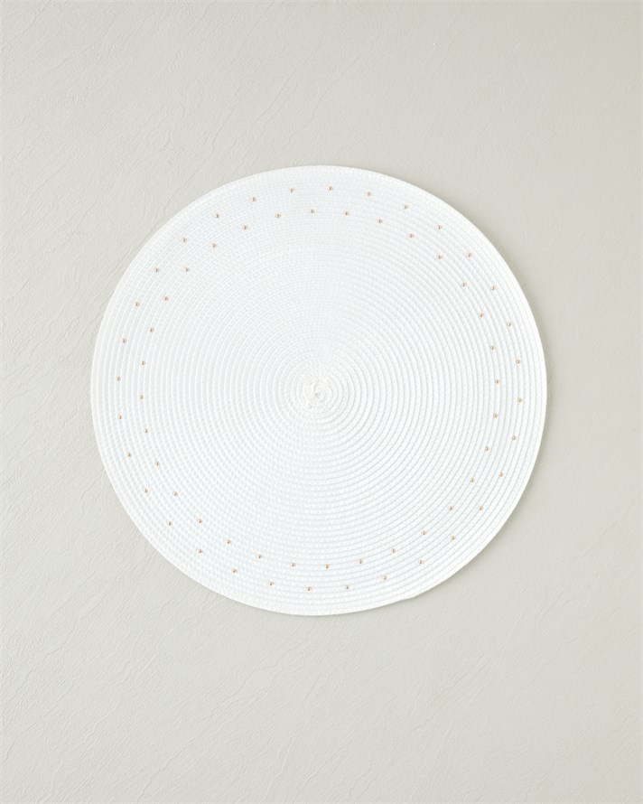 Golden Holly PP 2li Amerikan Servis 38 cm Beyaz – Gold