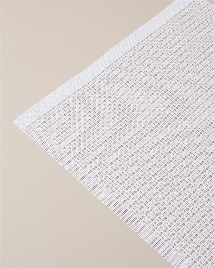 Golden Light 4lü Amerikan Servis 30x45 cm Beyaz – Gold