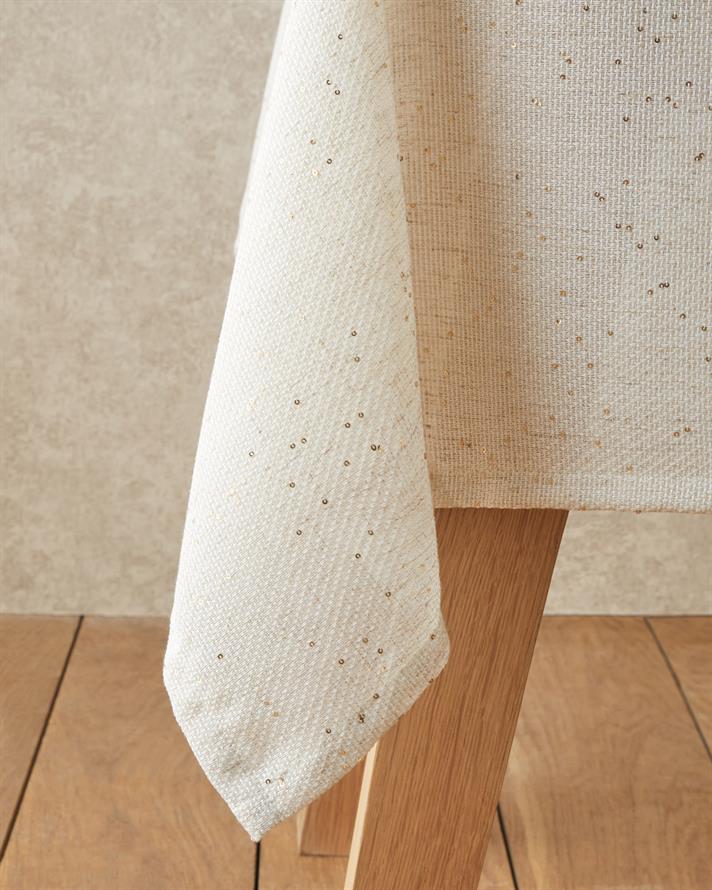 Goldenite Polyester Masa Örtüsü 145x200 cm Gold