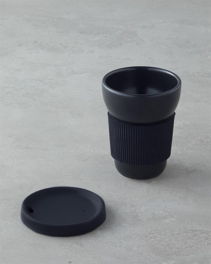Good Mood Chic Porselen Travel Mug 350 ml Siyah