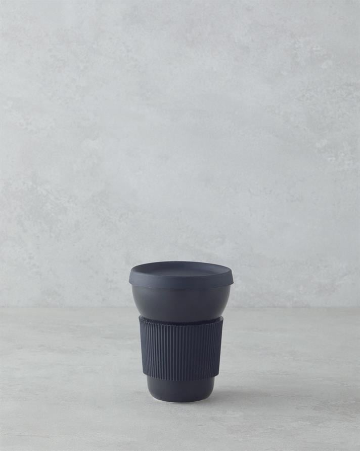 Good Mood Chic Porselen Travel Mug 350 ml Siyah