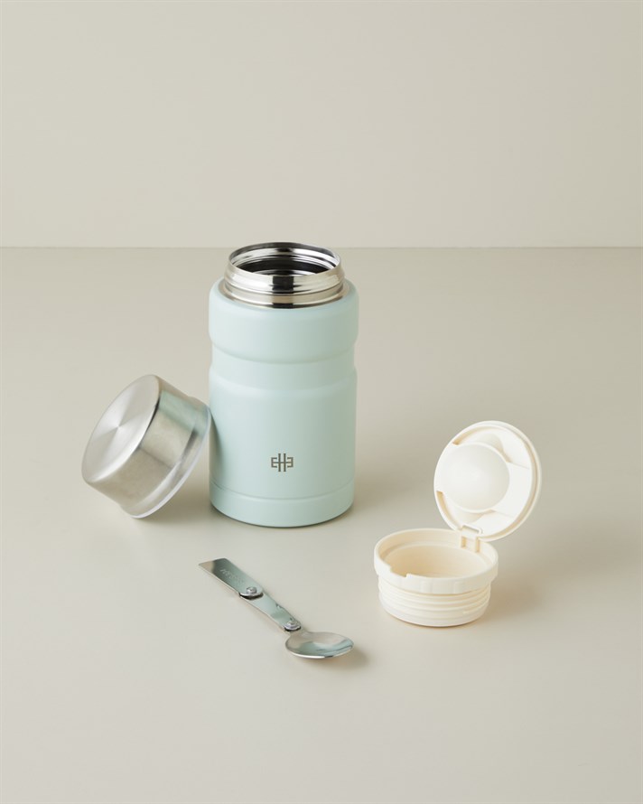 Good Mood Dora Çelik Kaşıklı Saklama Termosu 750 ml Yeşil